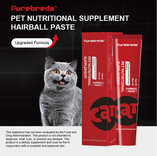 Purebreds Hairball Care Paste for Cats
