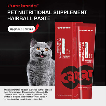 Purebreds Hairball Care Paste for Cats